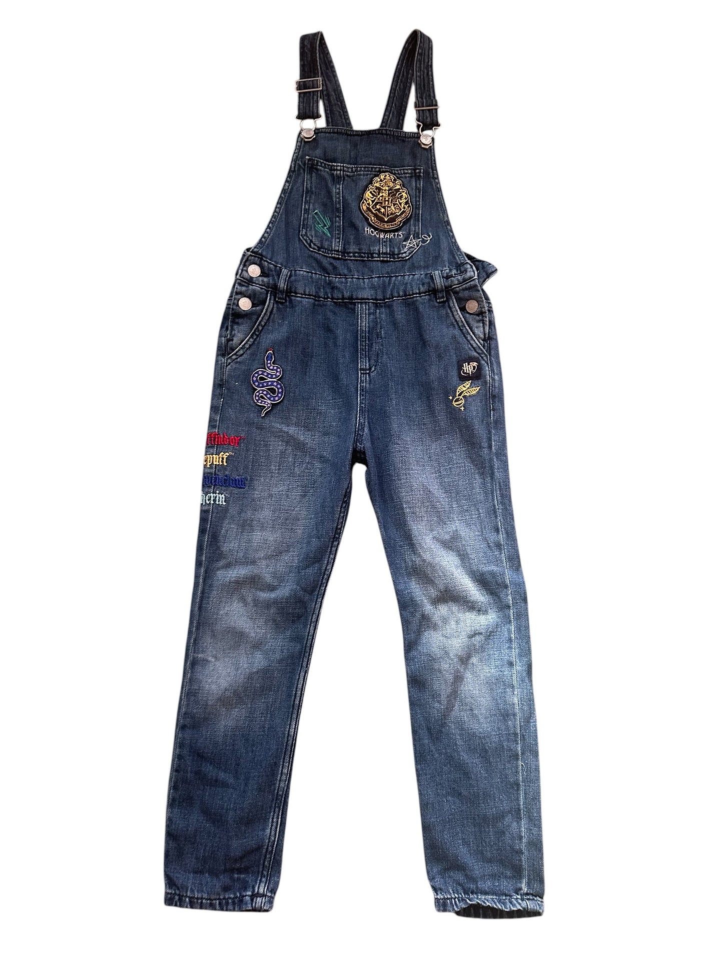 Harry Potter Denim Overalls - Size 8-9