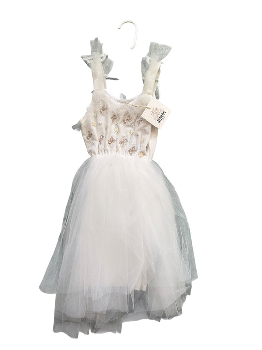 Bencer and Hazelnut White Holly Christmas Dress - Size 3 NEW