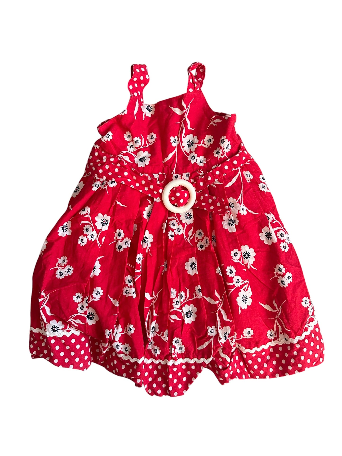 Retro Pumpkin Patch Dress - Size 12-18 Months