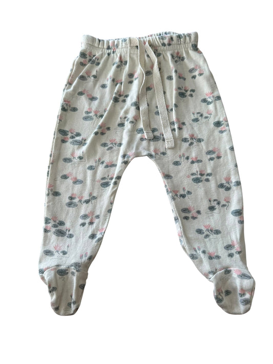 Nature Baby Lillipad Footed Leggings - Size 0-3 Months