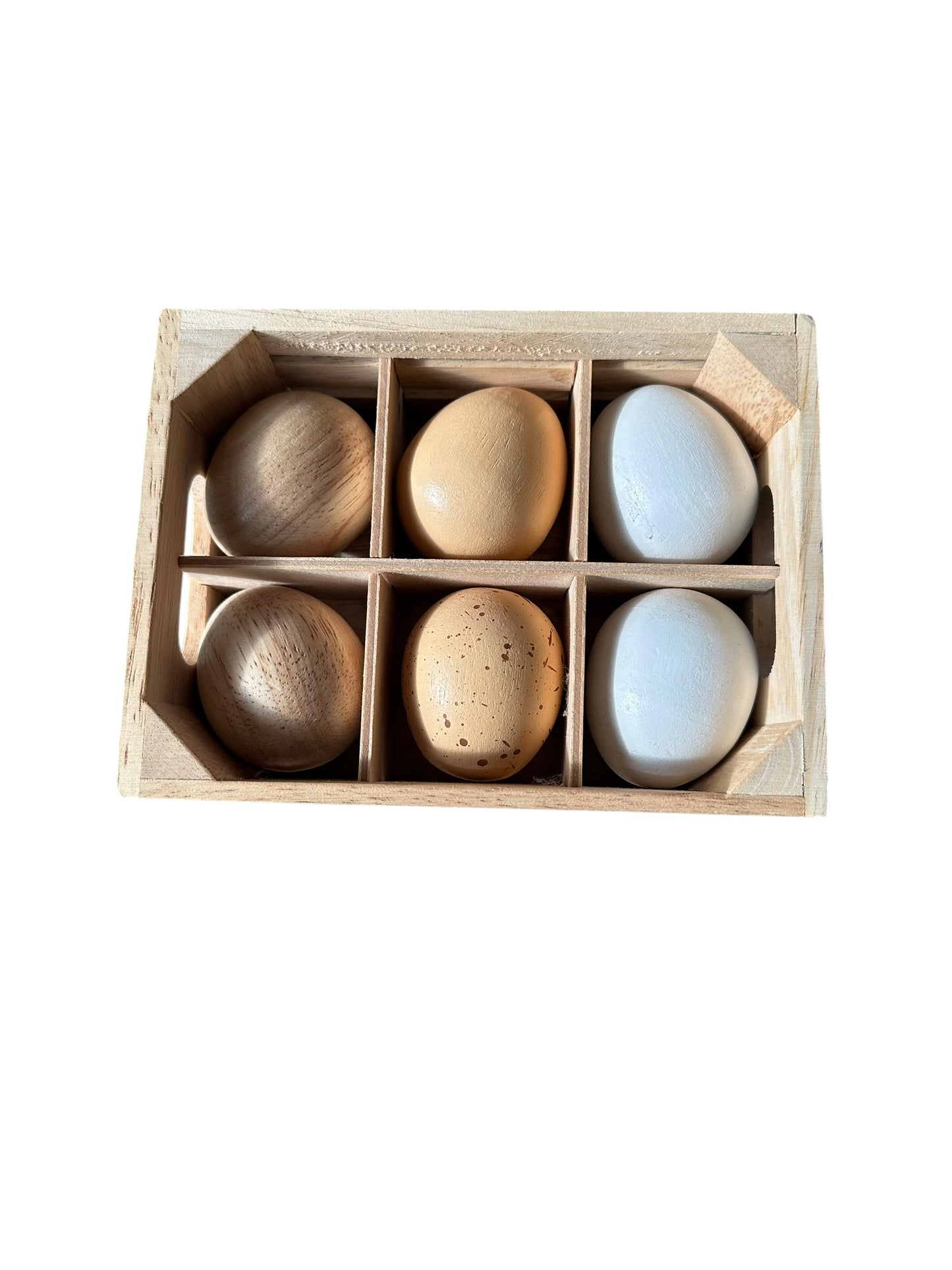Le Toy Van Wooden Egg Crate and Eggs