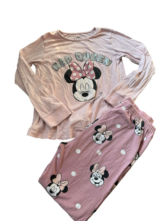 Minnie Mouse Pj Set - Size 7-8
