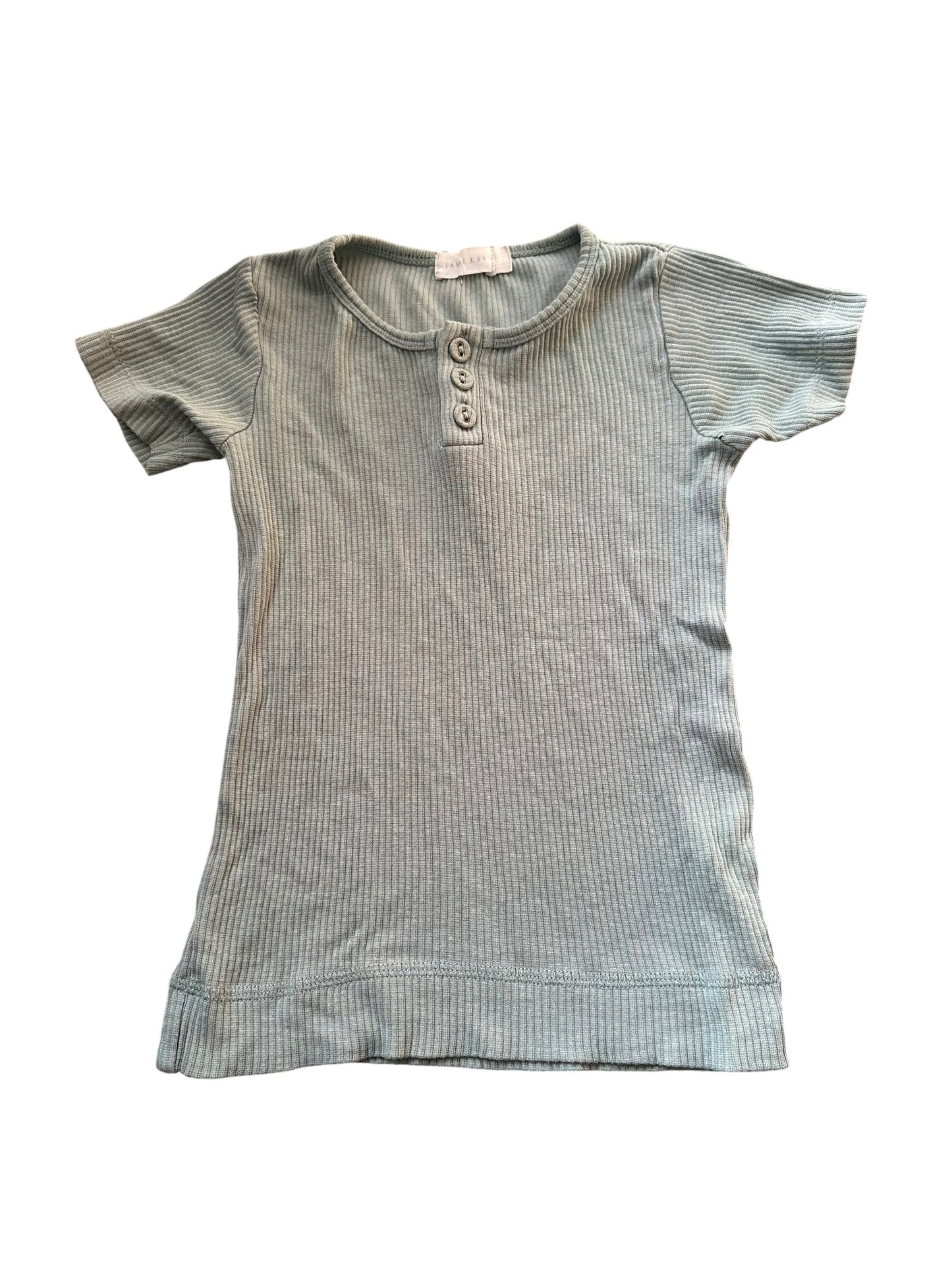 Jamie Kay Sage Ribbed Tee - Size 3