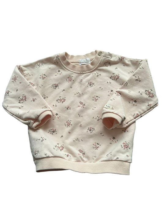 Jamie Kay Floral Sweater - Size 6-12 Months