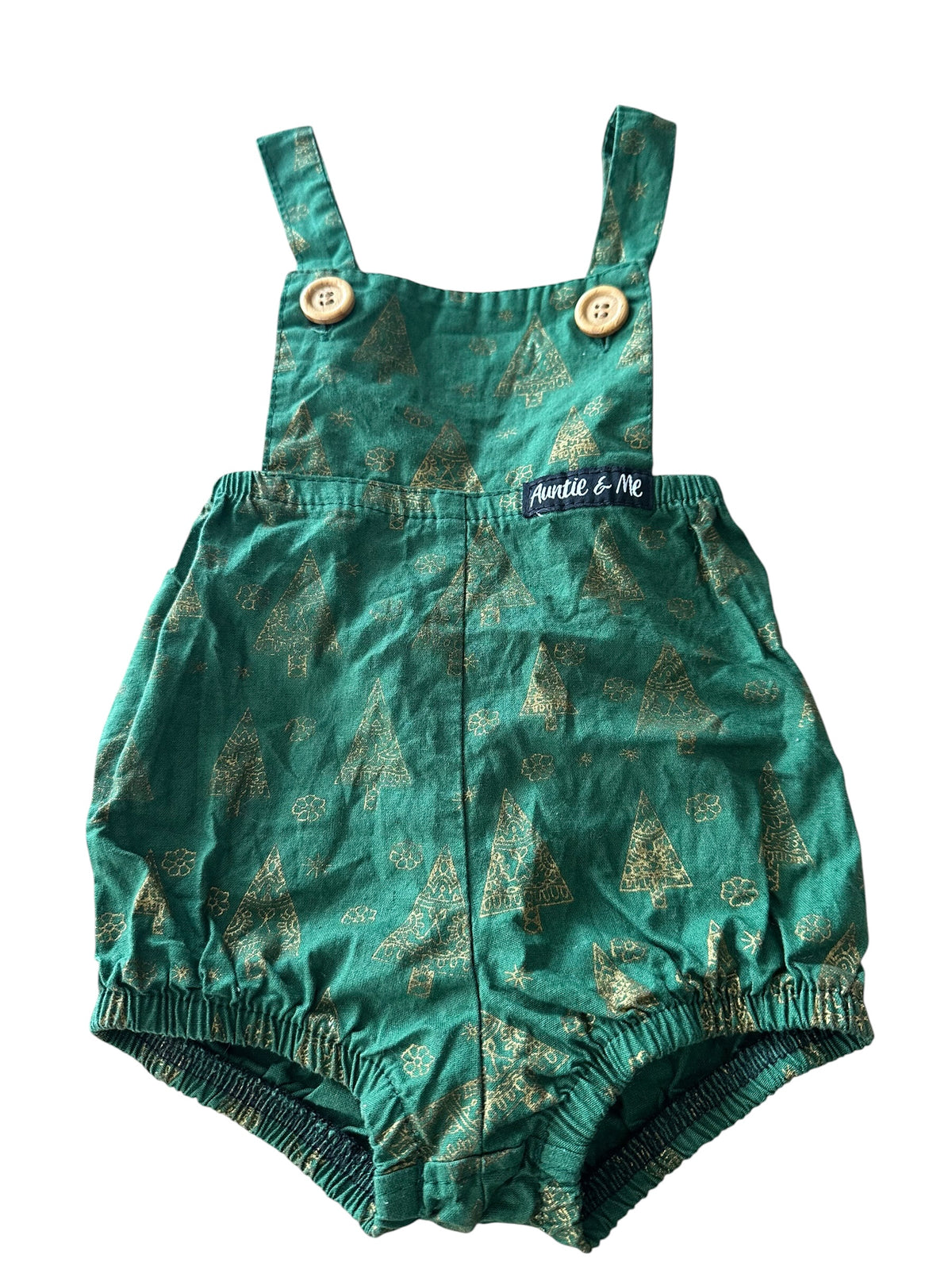 Handmade Christmas Romper - Size 6 Months