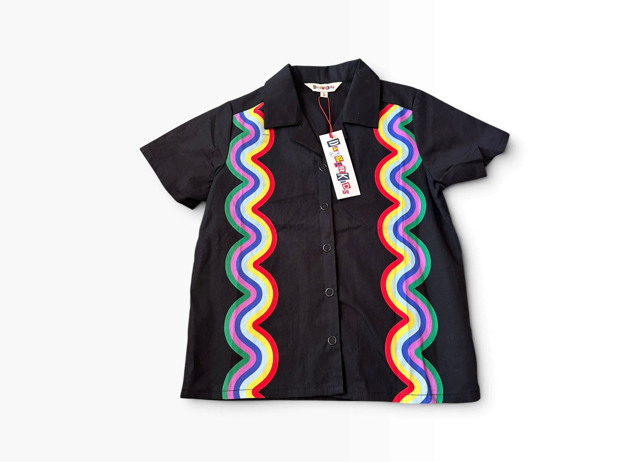 Dangerkid Button Shirt - Size 5 NEW