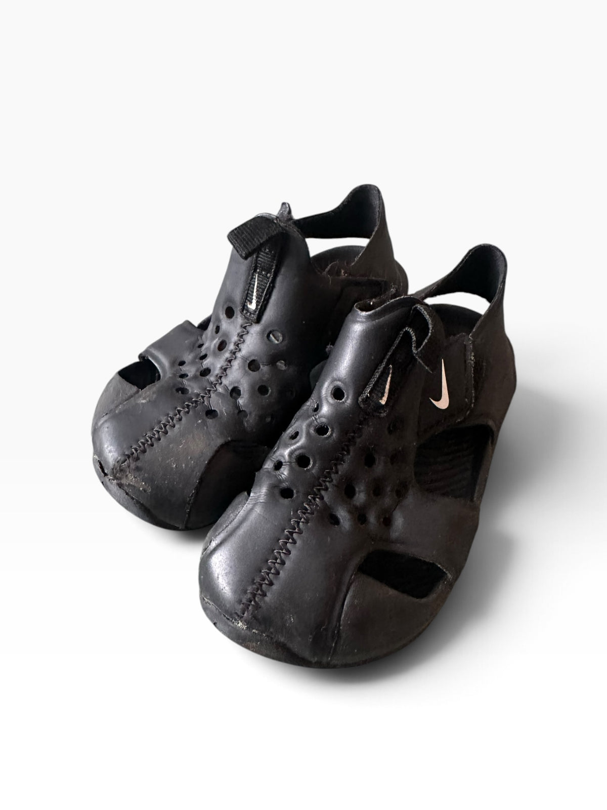 Black Nike Sandals - Size US 11C (17cm)