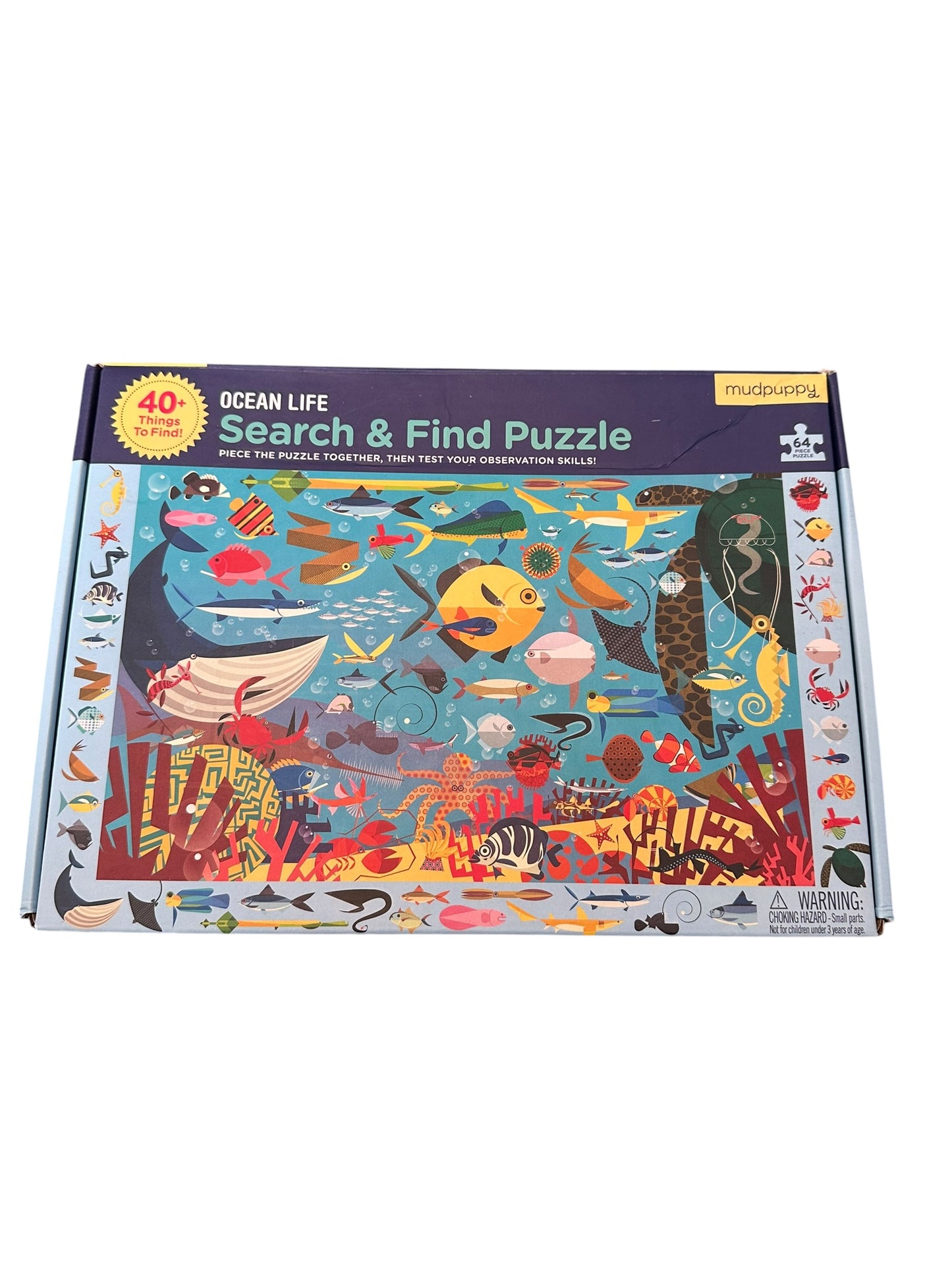 Mudpuppy: Search & Find Puzzle - Ocean Life 64 Pieces