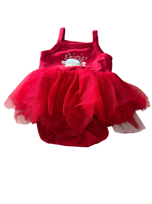 Baby Berry Tulle Dress - Size 6-12 Months