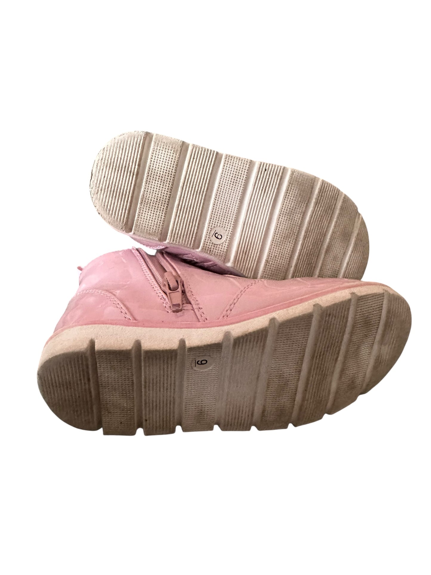 Pink Chappy Boots - Size 9