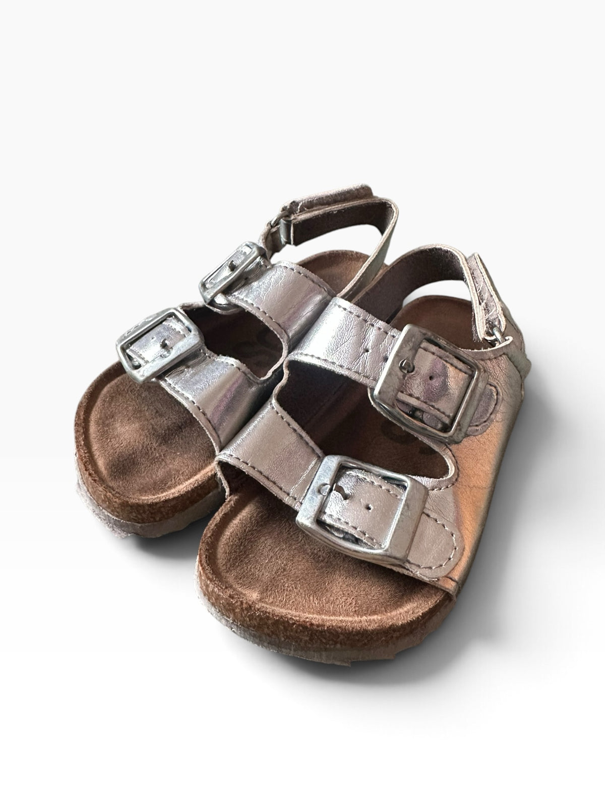 Cotton On Silver Sandals - Size EU 26
