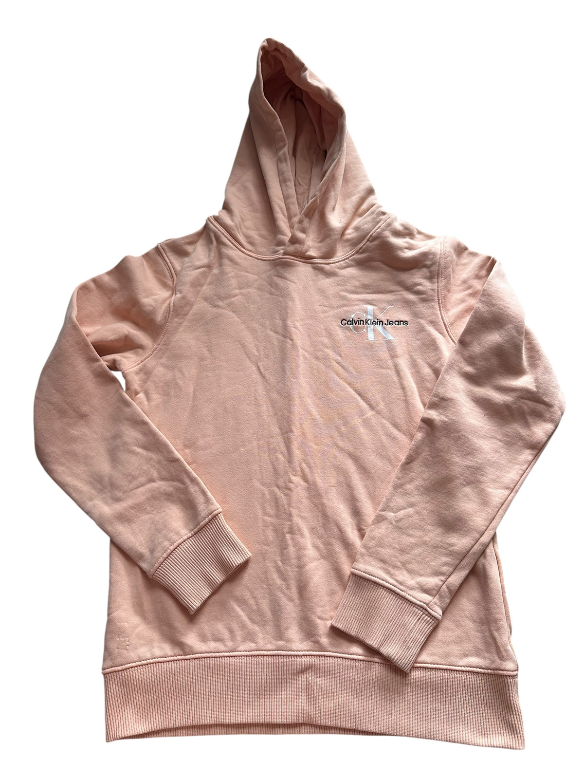 Calvin Klein Jeans Pink Hoodie - Size 12
