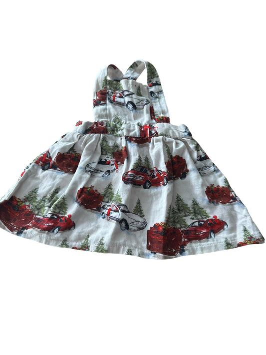 Christmas Car Dress - Size 0-3 Months