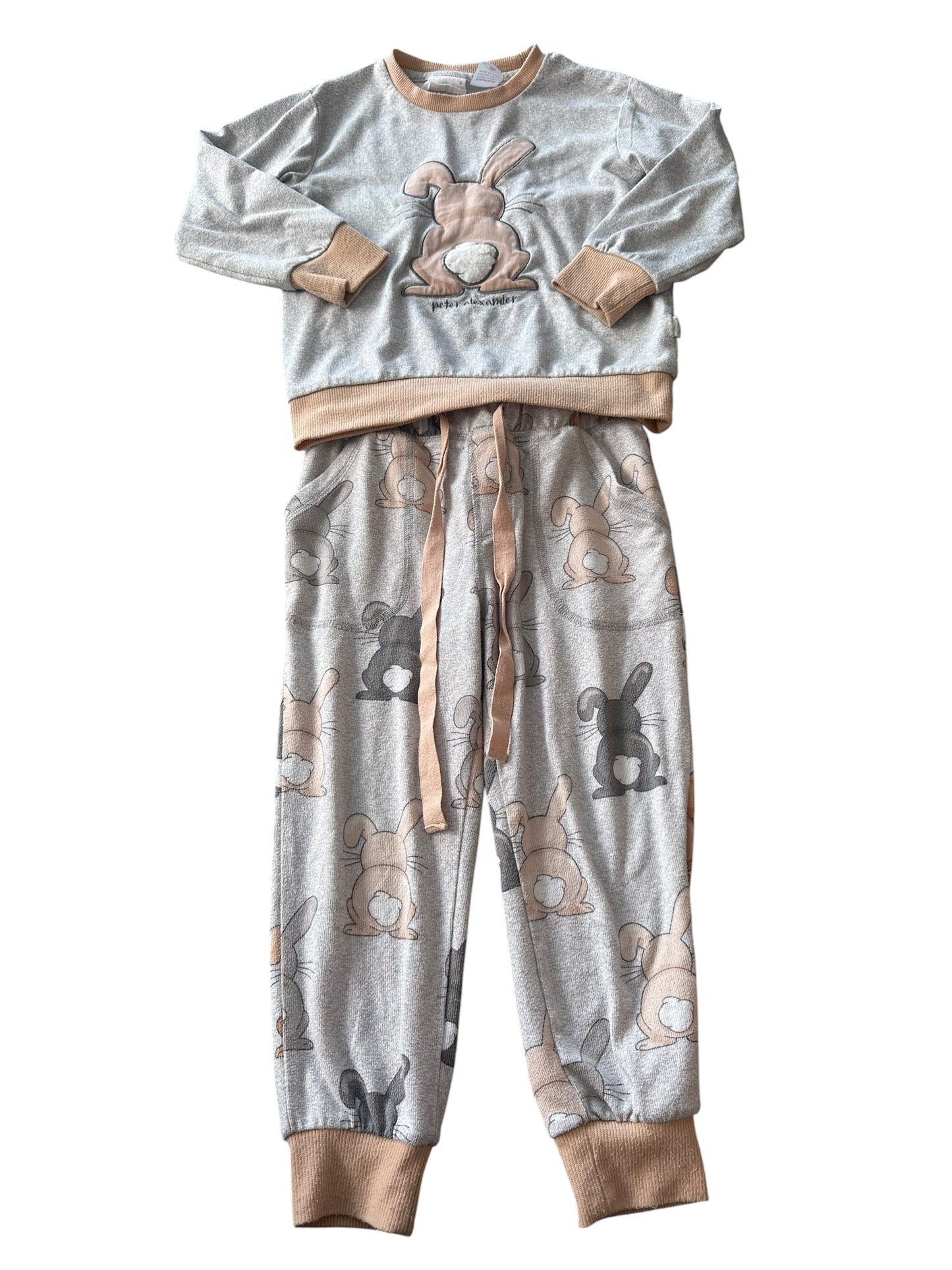 Peter Alexander Bunny Pj Set - Size 3