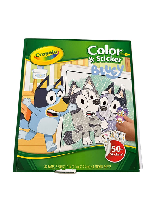 Crayola Bluey Colouring Pages