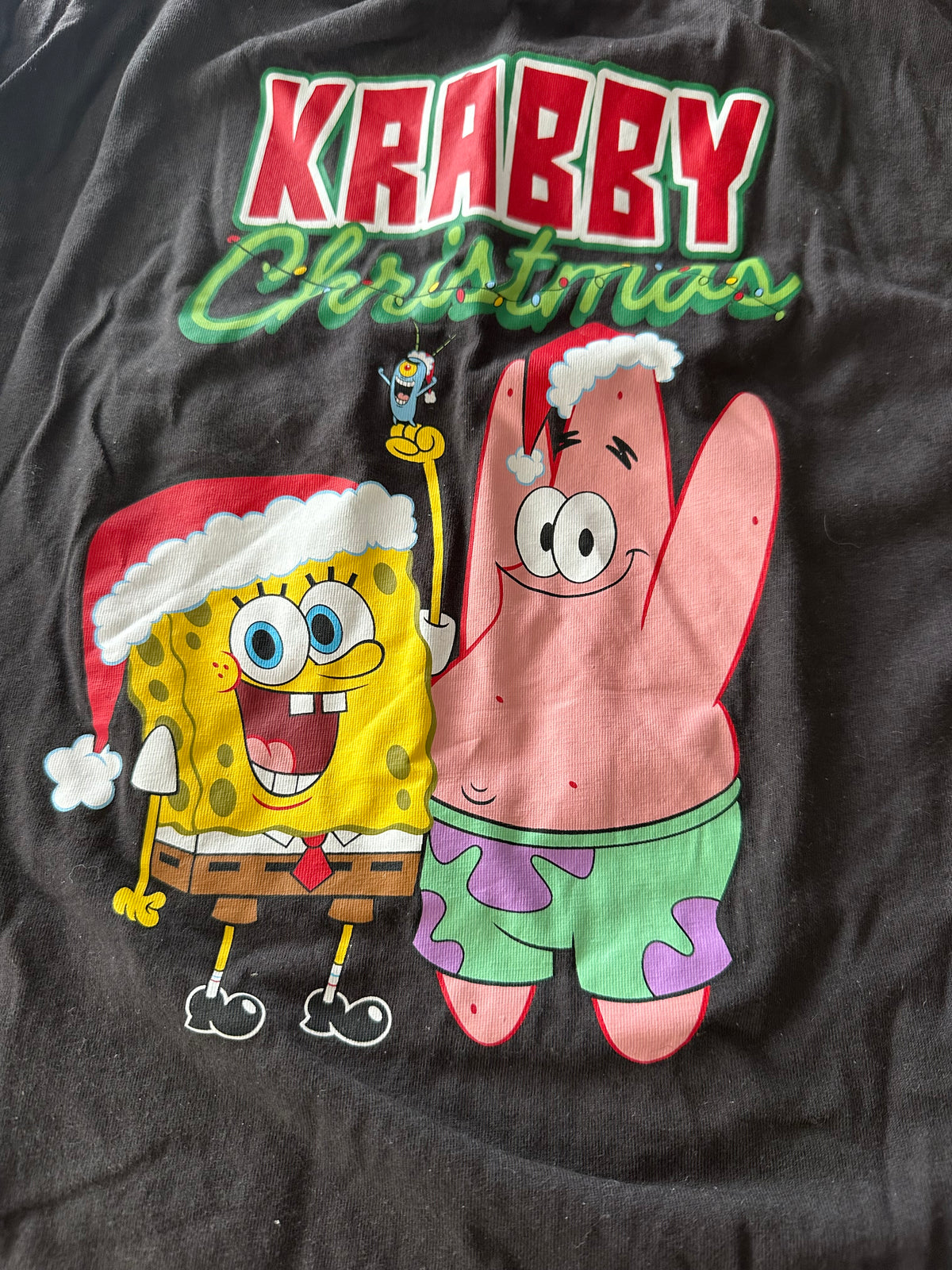 SpongeBob Christmas Tee - Size 6