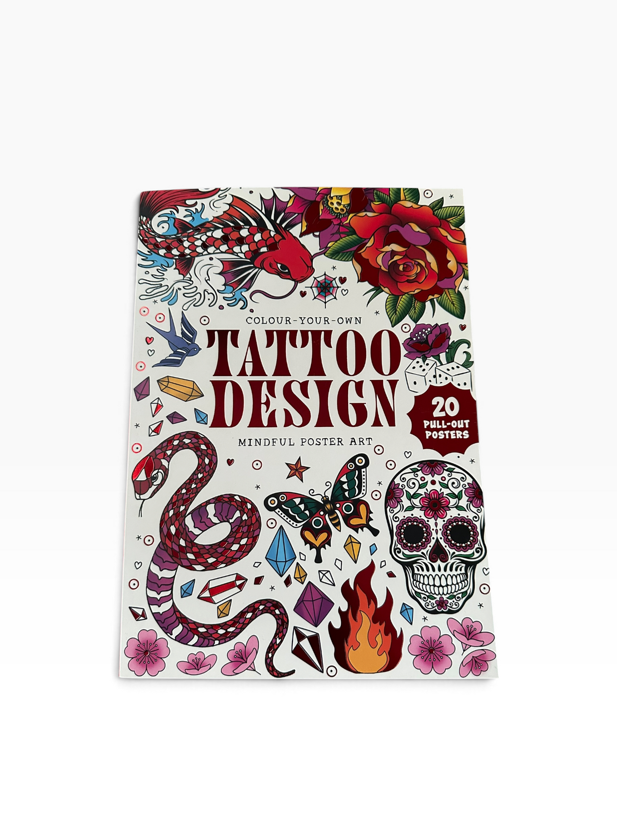 Tattoo Design Colouring Book - Unused