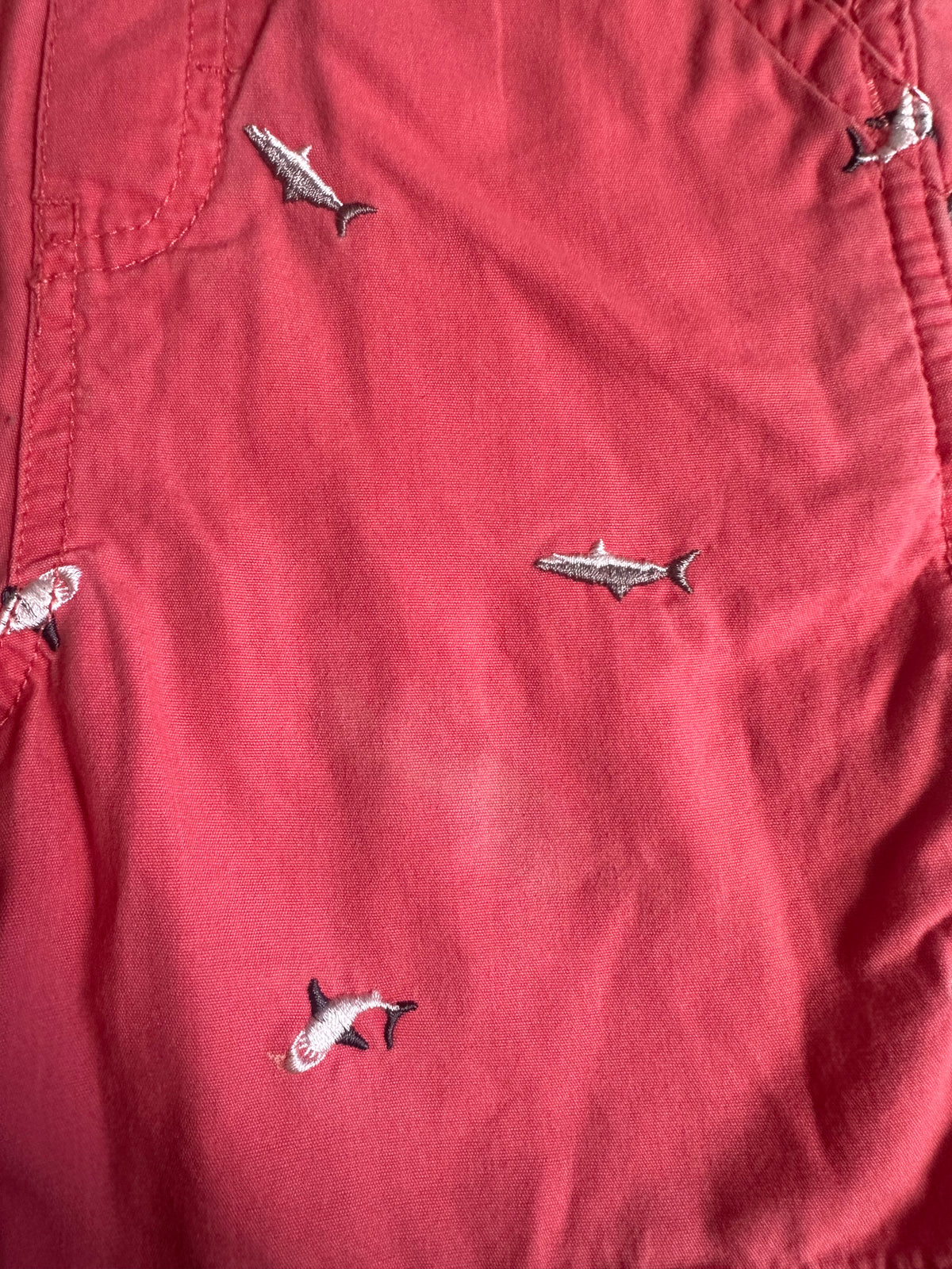 Oshkosh Shark Shortalls - Size 3