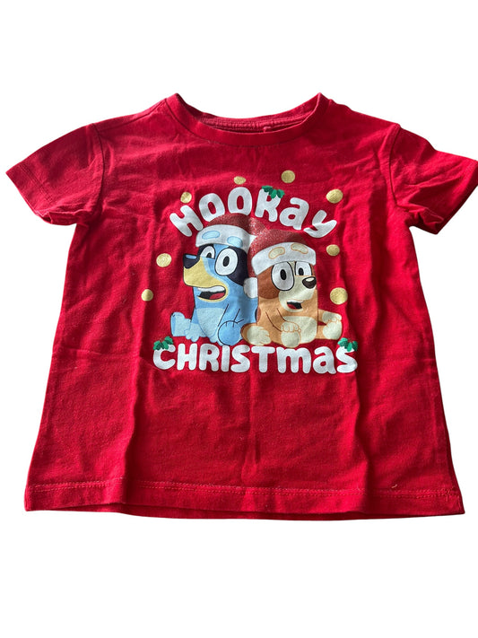 Bluey Christmas Tee - Size 1