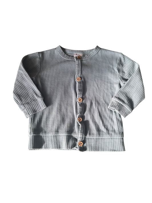 Teeny Weeny Ribbed Cardigan - Size 6-12 Months