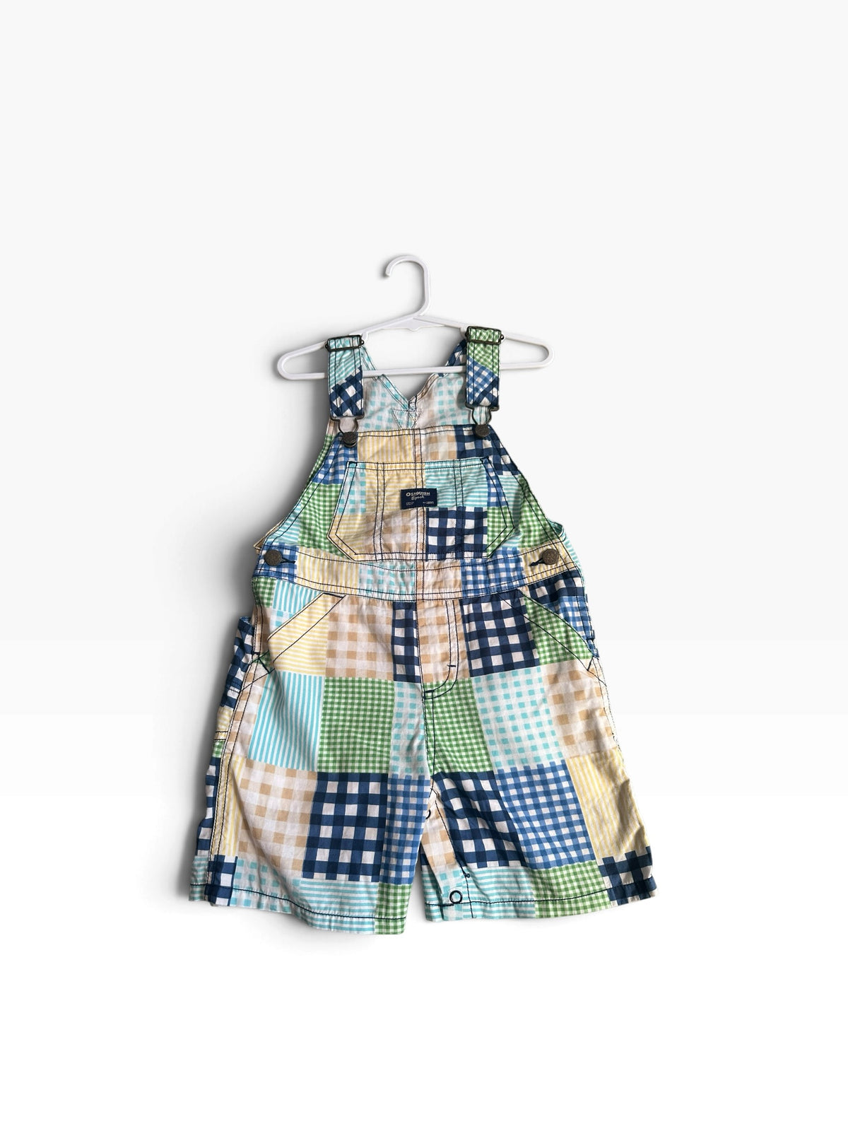 Vintage Oshkosh Patch Shortalls - Size 3