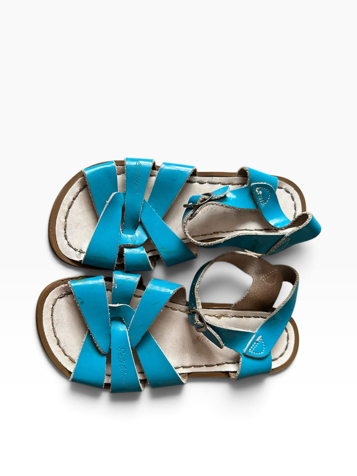 Saltwater Sandals Blue - Size Youth 1