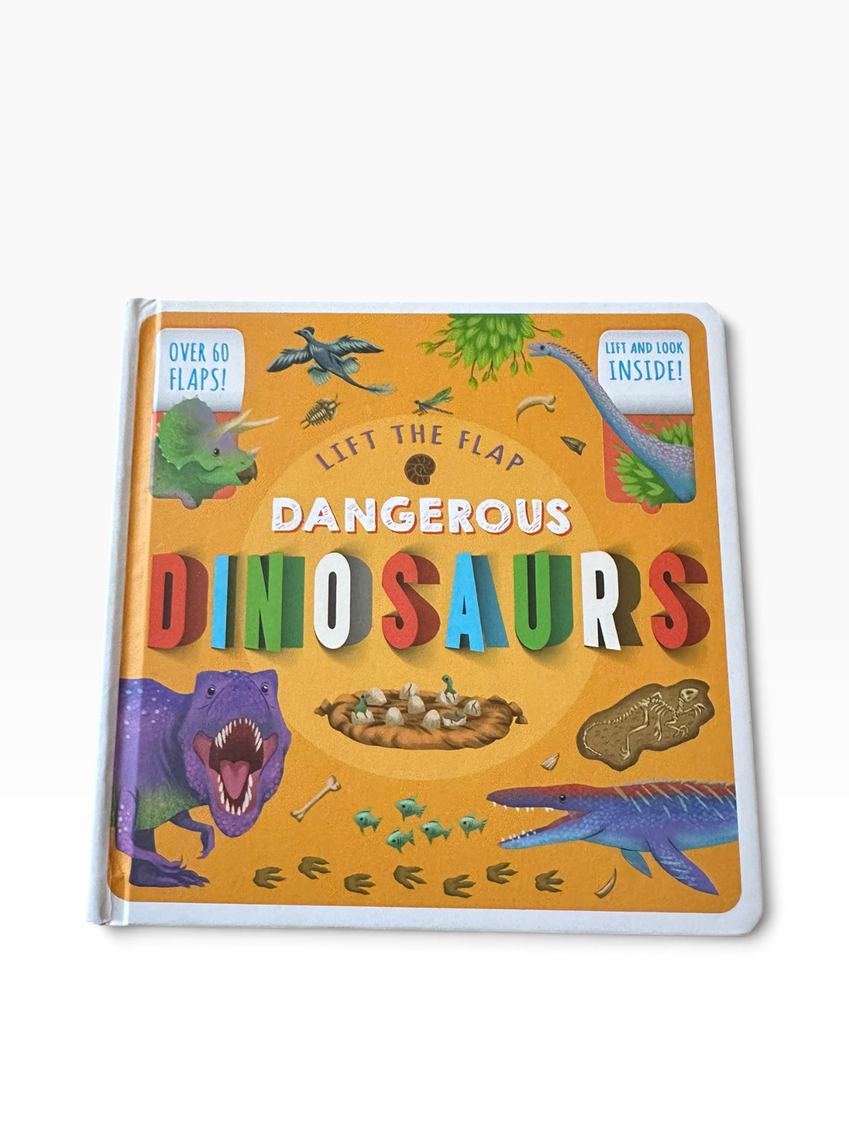 Lift The Flap Dangerous Dinosaurs - Board Book