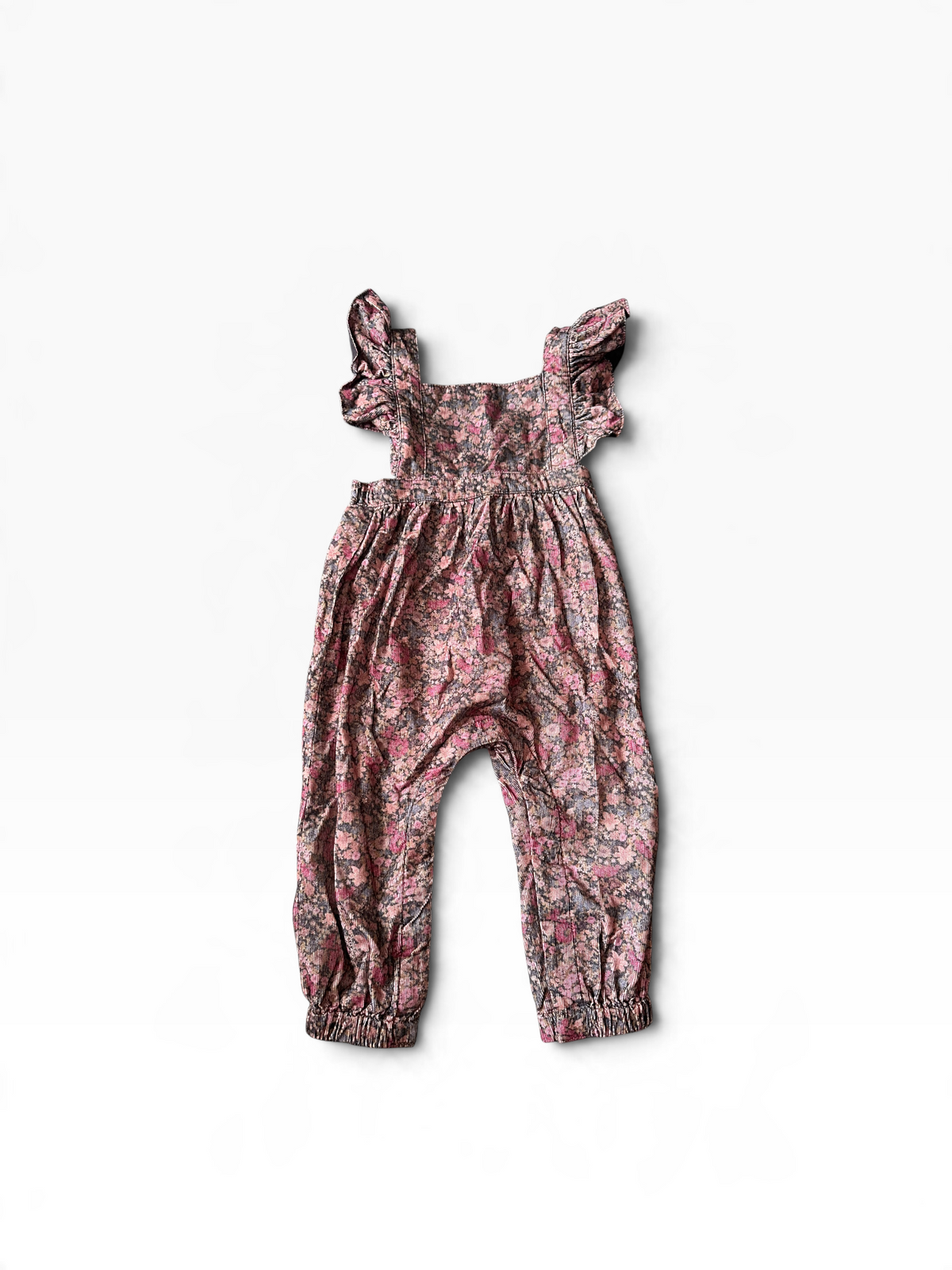 Jamie Kay Floral Overalls - Size 6-12 Months
