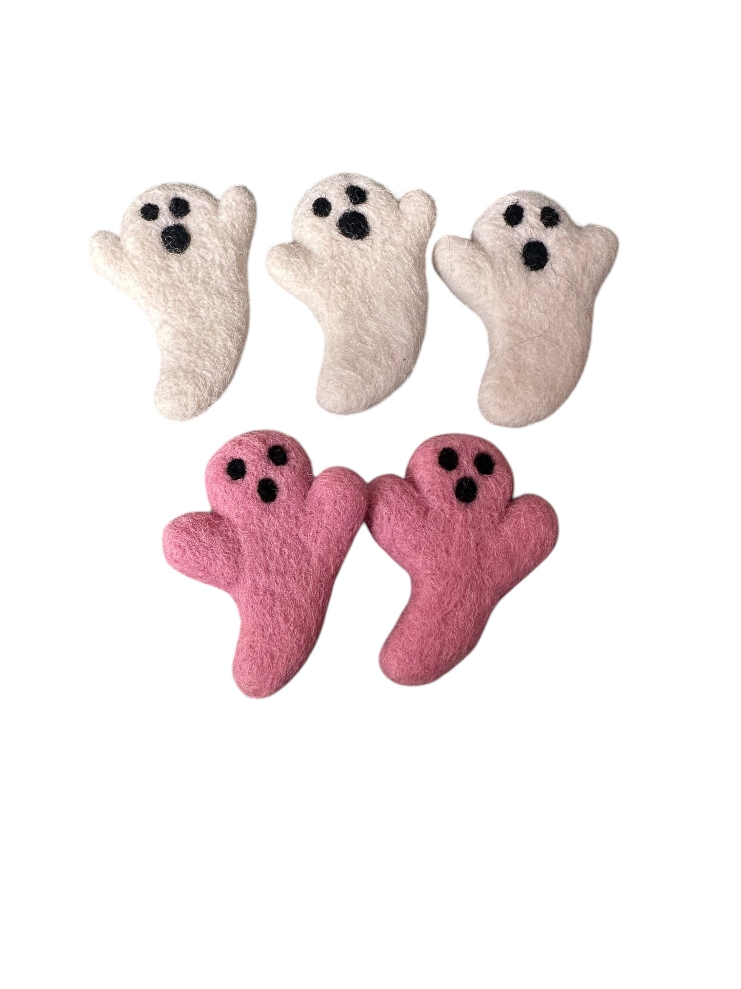 Felt Ghosts Play Food