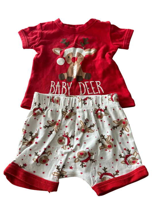 Baby Deer PJ Set - Size 6-12 Months