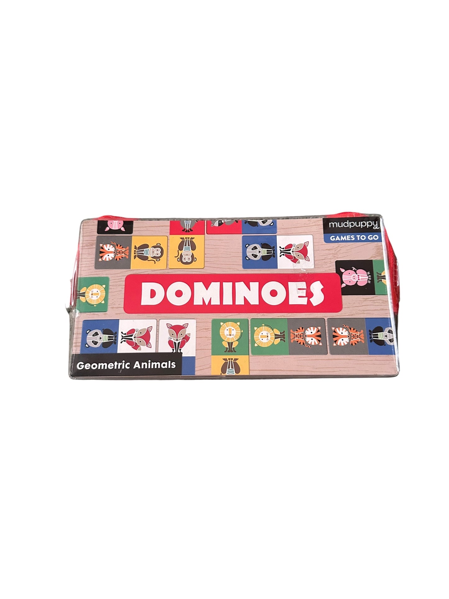 Mudpuppy Dominoes Geometric Animals - NEW