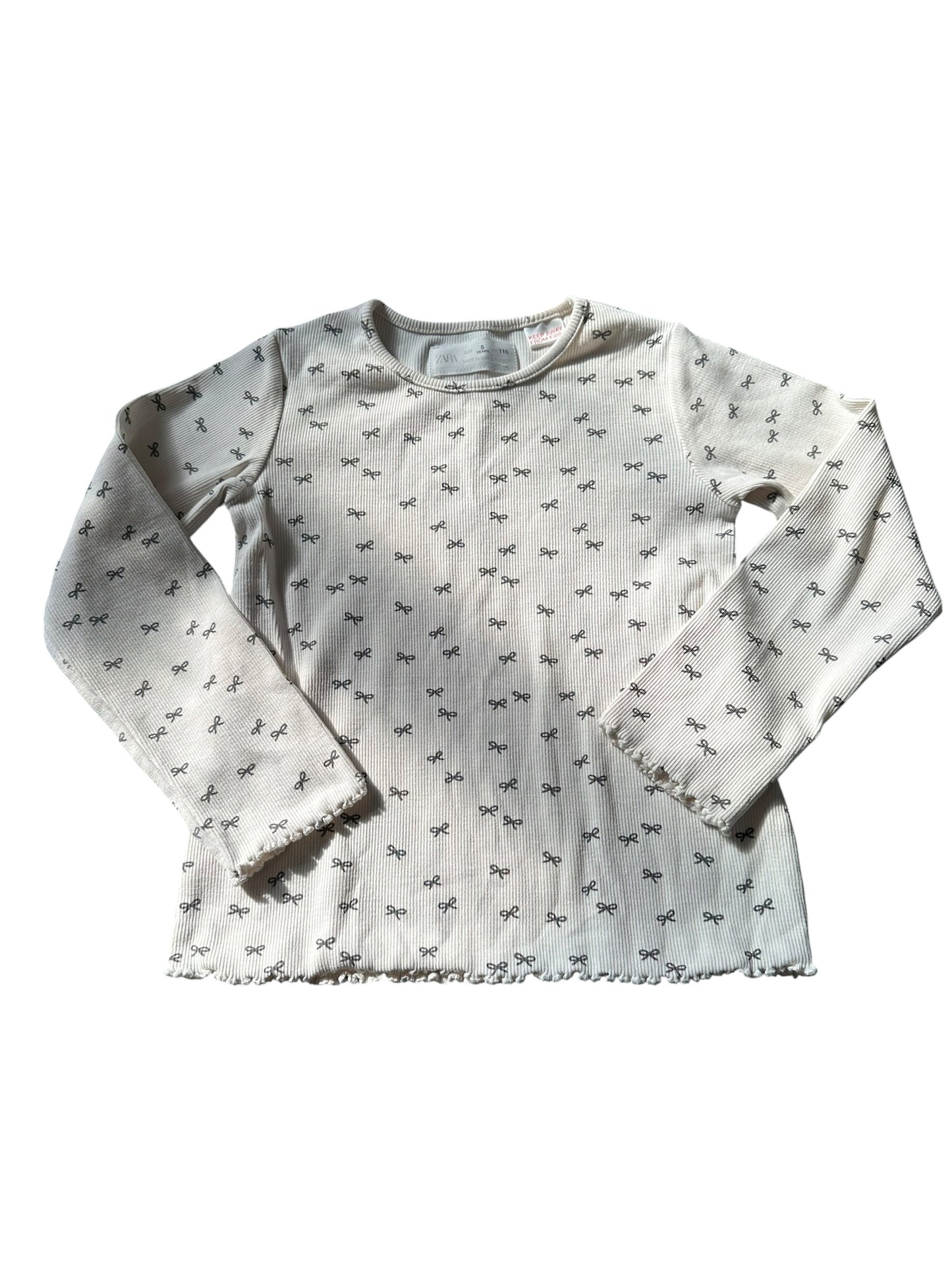 Zara Bows Long Sleeve - Size 4